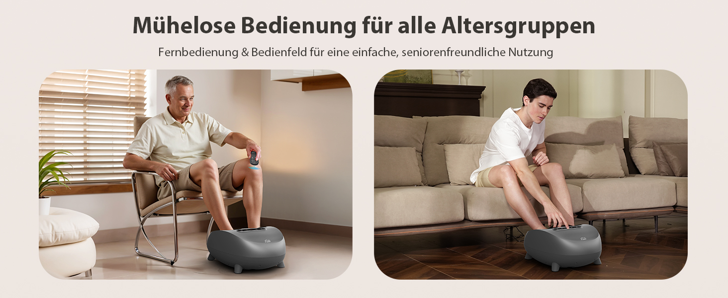 Електричний масажер для ніг Snailax Shiatsu з підігрівом та глибоким розминанням. Для лікування п'яткової шпори, подарунок для жінок/чоловіків. Розмір 48, срібний колір.