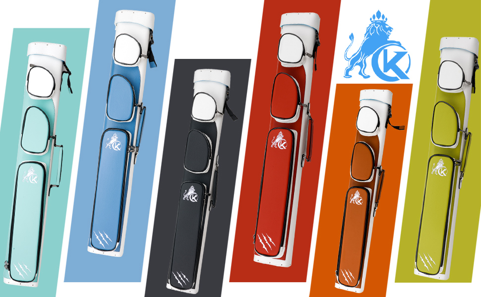 Чохол для більярдних куль KONLLEN, ручної роботи, 6 відділень, 2 кийки, 4 аксесуари, 6 кольорів, коричневий