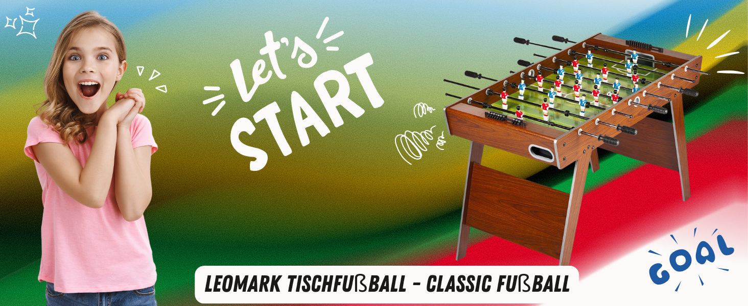 Leomark Multigame Ігровий стіл 4в1: Футбол, Білліард, Хокей, Теніс з аксесуарами для багатокористувацької гри
