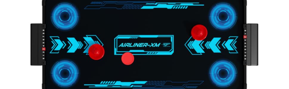 Airhockey Carromco Airliner-XM: стіл для гри з повітряною шайбою для 2 гравців (від 6 років)