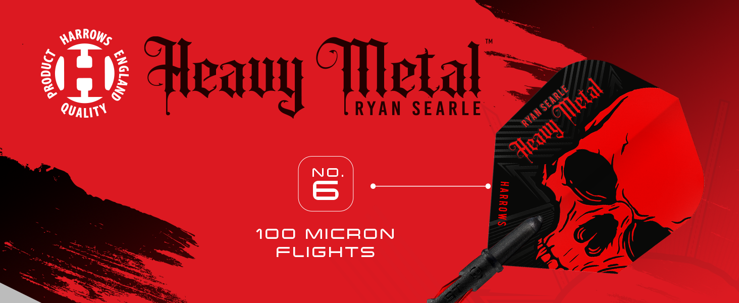 Дарти Harrows Ryan Searle 'Heavy Metal' професійні, 22-32г, вольфрам 90%, 23г