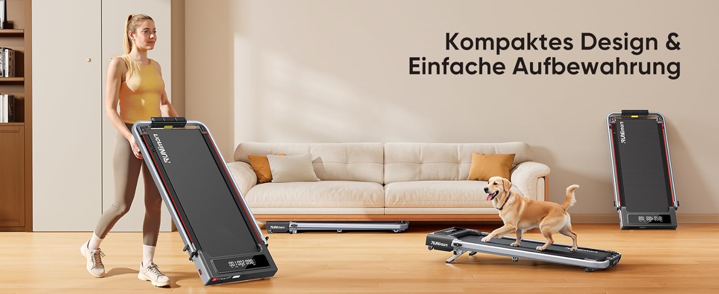 Бігова доріжка для дому 6-в-1 з регулюванням нахилу 9%, швидкість до 12 км/год, двигун 2.5 к.с., складана Walking Pad для офісу та дому, LED-дисплей, навантаження до 120 кг, сріблясто-чорна