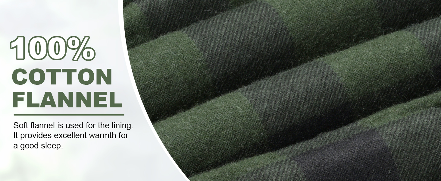 Спальний мішок Baumwolle для 2 осіб, зимовий, водонепроникний, теплий, розмір Queen, для кемпінгу та подорожей на автодомі (армійний зелений)
