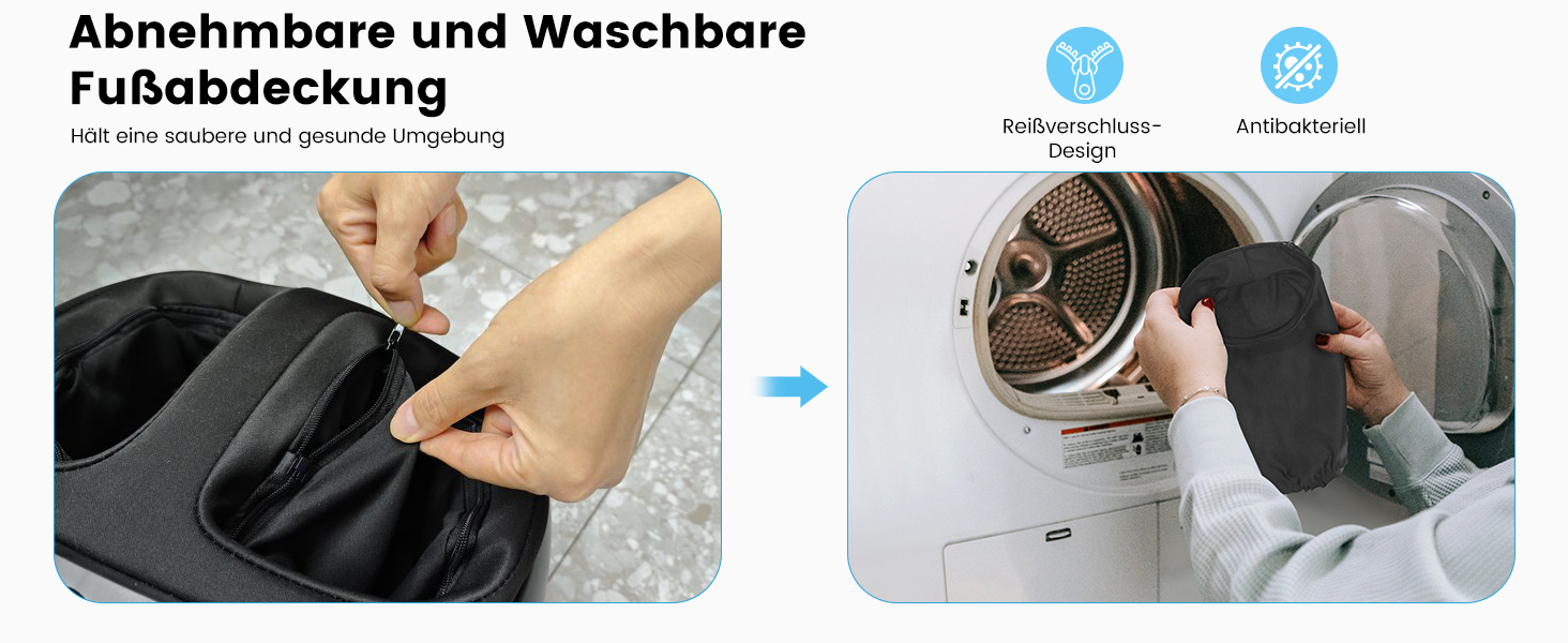 Масажер для ніг Shiatsu з підігрівом COMFIER - для діабету, п'яткової шпори, офісу. Розмір до 46.