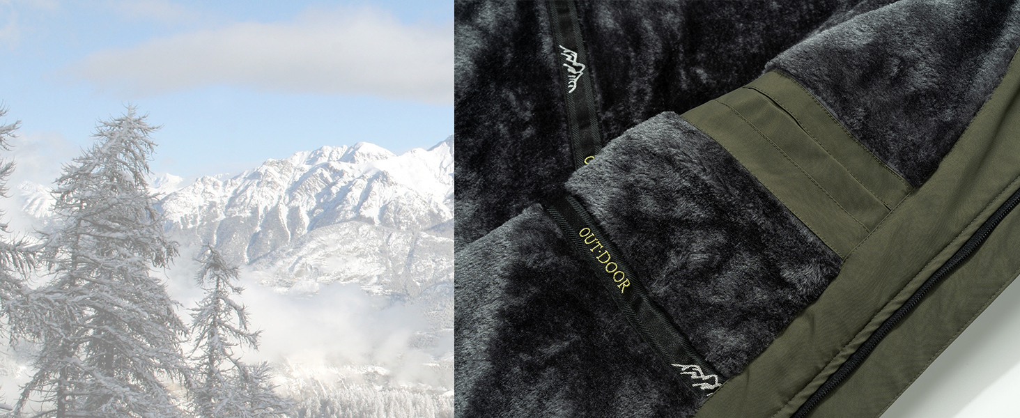 Зимова куртка KEFITEVD для чоловіків: водонепроникна, тепла, з підкладкою, для катання на лижах, спортивна, вітронепроникна, дихаюча, функціональна куртка з відстібаною капюшоном, XL, блакитна