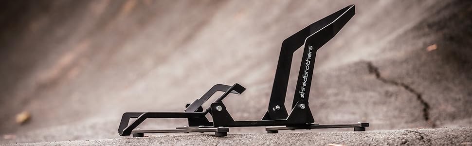 Підставка для велосипеда SHREDBROTHERS: 2 шт. для гірського, шосе, електровелосипеда, 26-29 дюймів, універсальна для переднього та заднього колеса, чорна