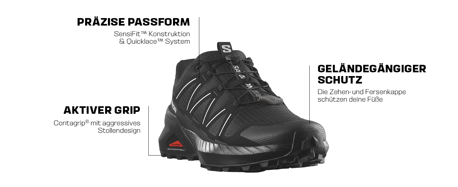 Жіночі трекінгові черевики Salomon Speedcross Peak, 39 1/3 EU, Black Nightshade Orchid Petal