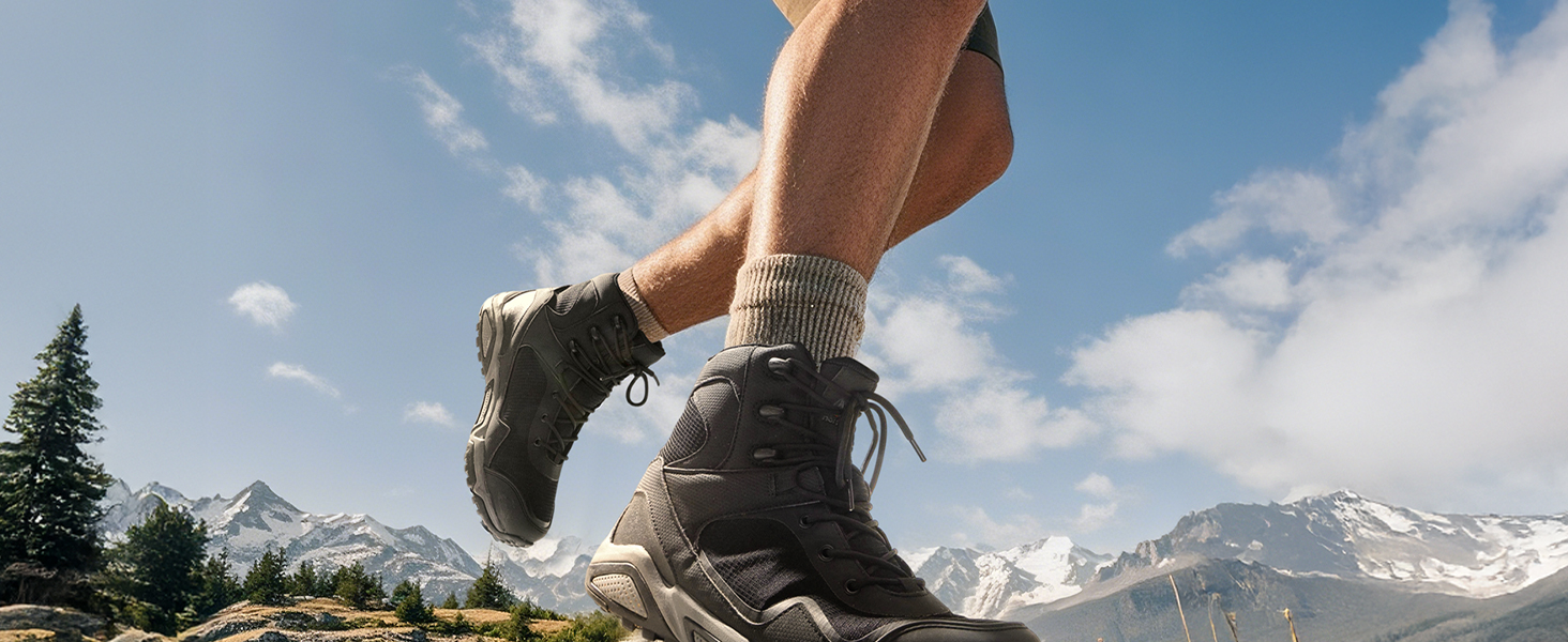 Чоловічі трекінгові черевики NORTIV 8, водонепроникні, чорні (41.5 EU)