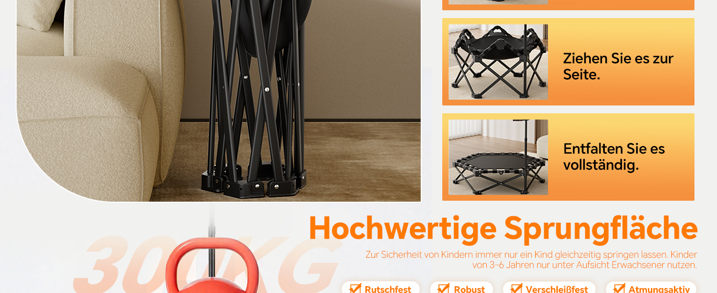 Трамплін для фітнесу в приміщенні з конструкцією 