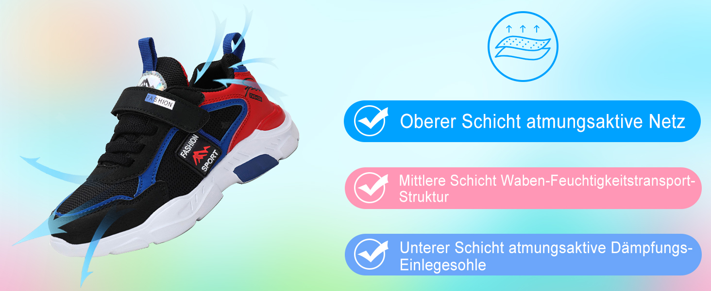 Дитячі кросівки для дівчаток та хлопчиків. Легкі, дихаючі, спортивні кросівки для занять спортом, фітнесу, бігу та ходьби. Унісекс, розмір 36 EU, блакитні.