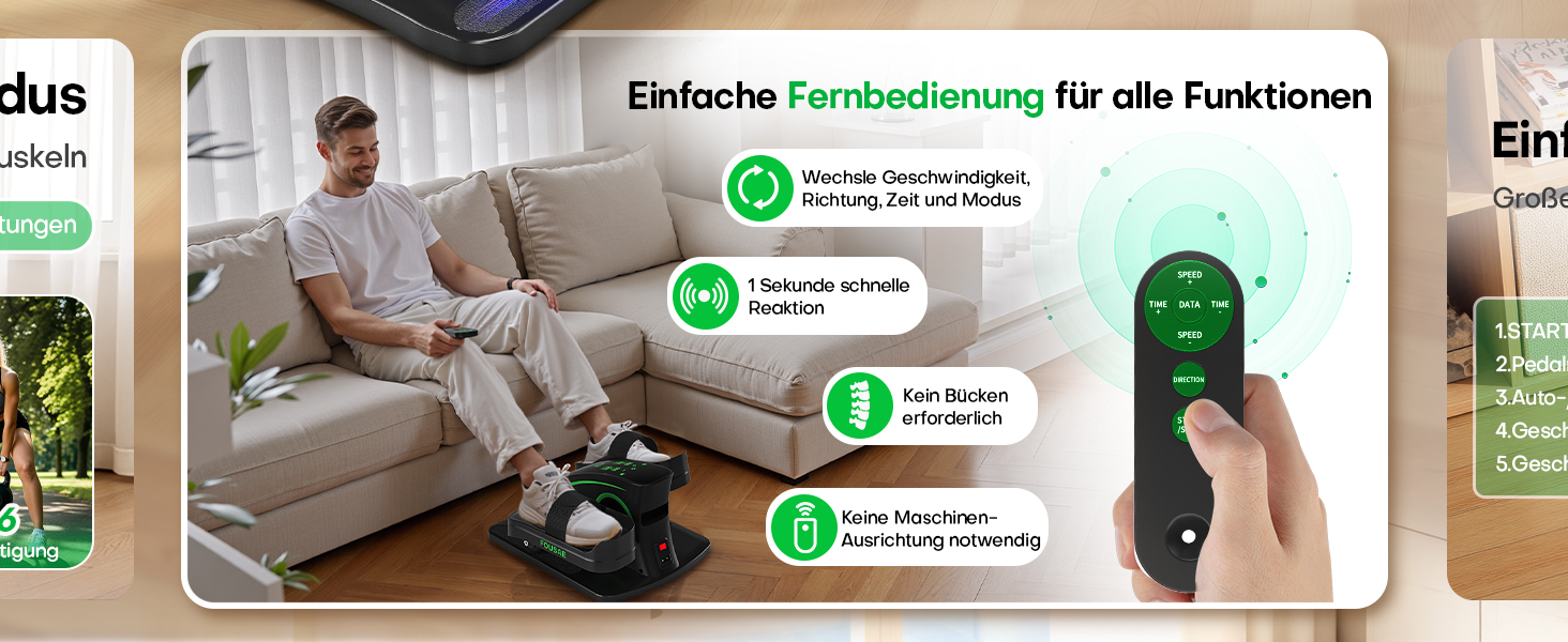 Еліптичний тренажер під стіл, компактний електричний велотренажер для ніг, 15 рівнів швидкості, тихий, для літніх людей