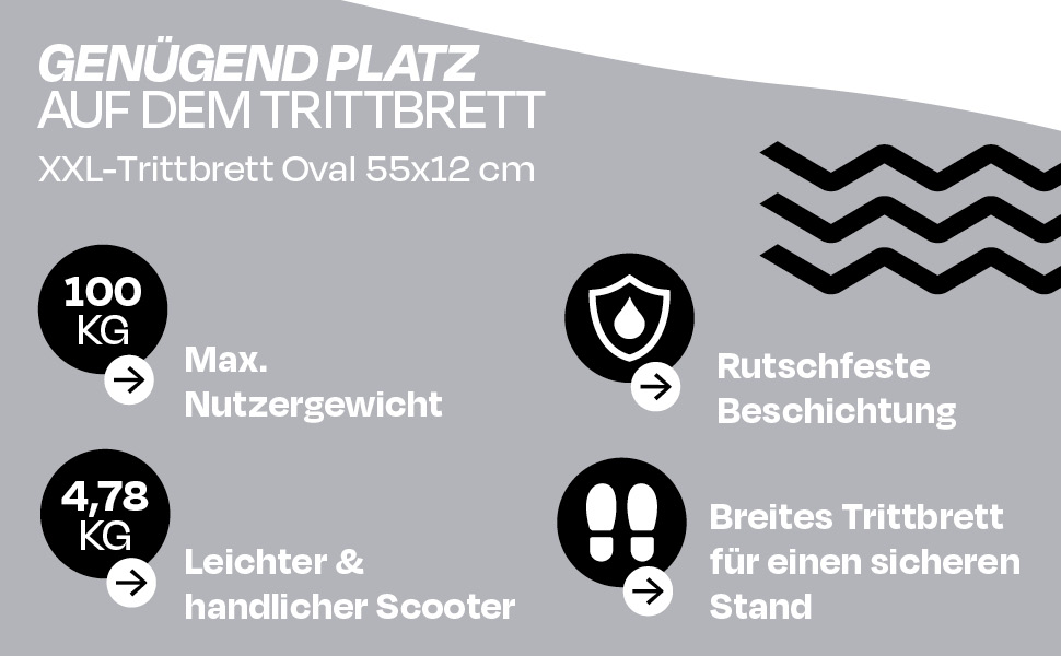 Роликовий самокат GLOBBER NL 205 – для дітей від 8 років, підлітків та дорослих, регульована висота, колеса 205 мм, ABEC 7, вінтажний сріблястий