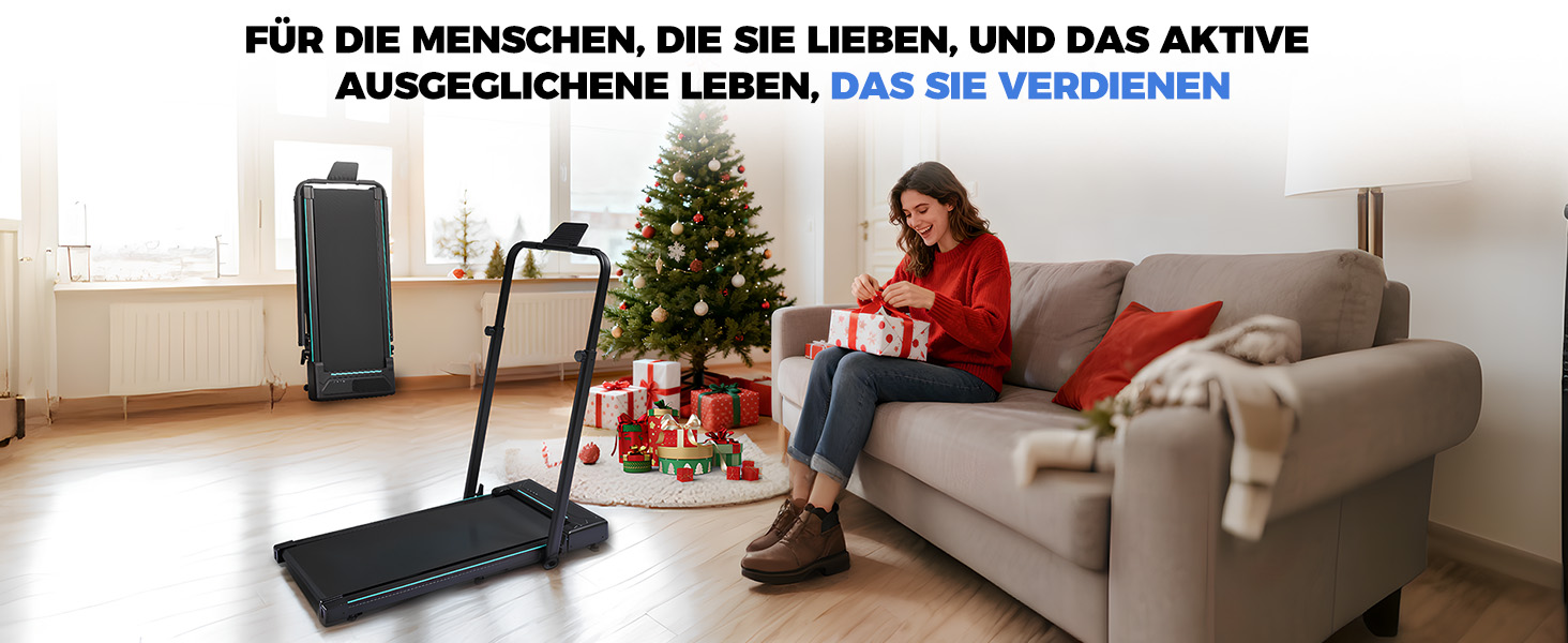 GTPLAYER Ходунка для ходьби, біговий доріжки для дому, складана з LED-дисплеєм та пультом, регульовані підлокітники, двигун 2.5 PS, фітнес, тренування, домашній фітнес, зелений