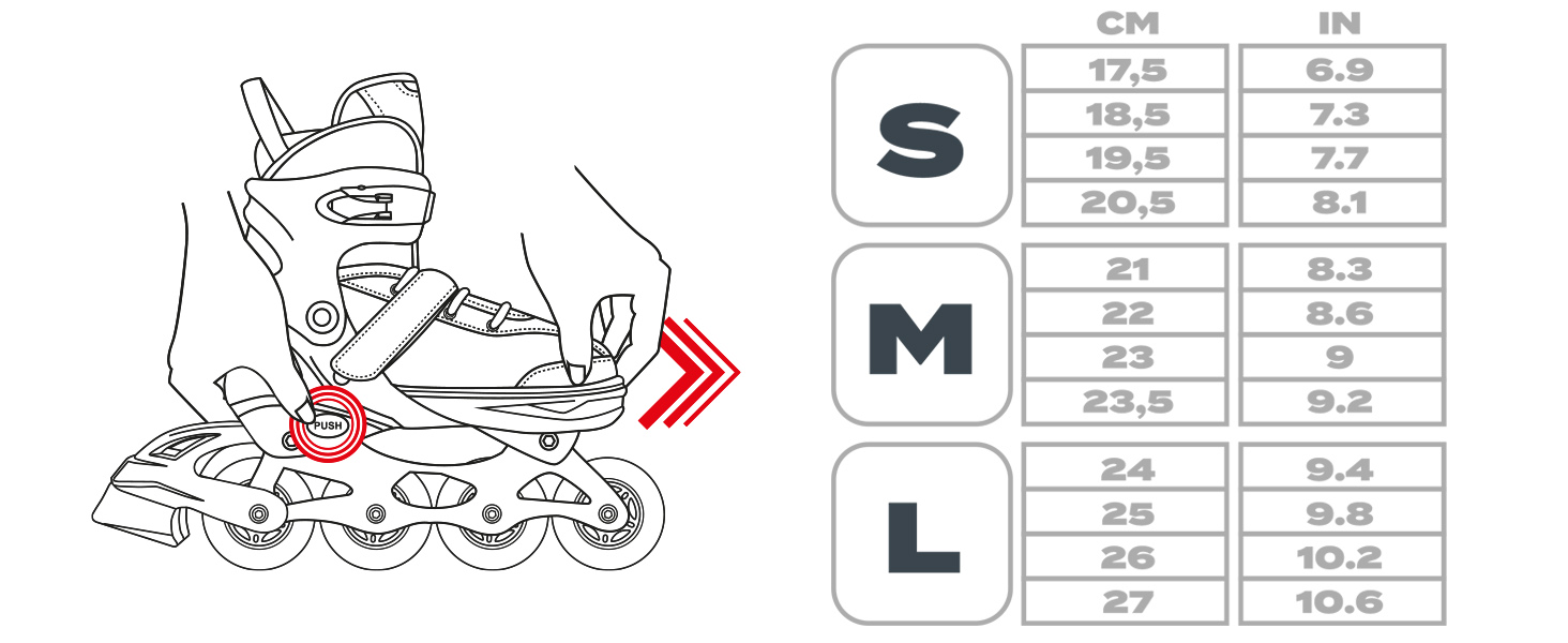 Дитячі ролики Kinder з LED підсвіткою та регульованим розміром – ретро ролики для підлітків – багатокольорові диско ролики Quad Skates - Roll ab! S 30-33 Lunar