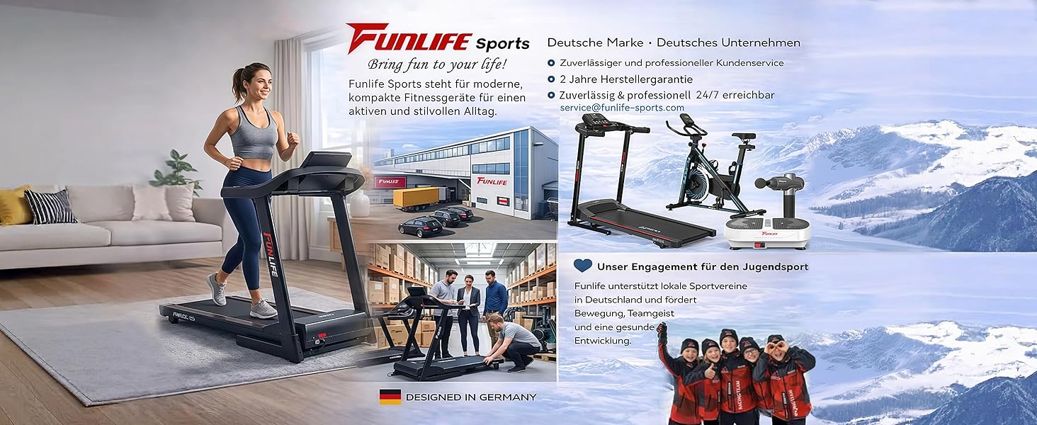 Велотренажер FunLife C1 з Bluetooth та App (FitShow, Kinomap), ремінний привід, плавний регулятор навантаження, регульоване сідло та кермо, до 120 кг, блакитний