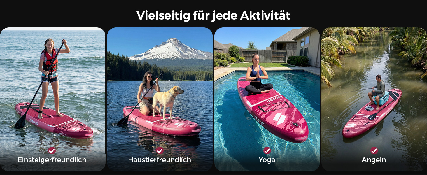 SUP дошка надувна A-ROSE BREEZE 320/335 см з веслом, насосом та рюкзаком - комплект для серфінгу