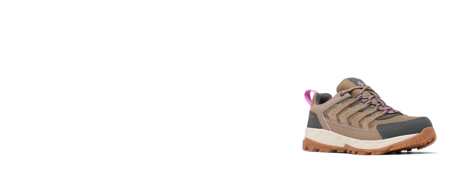 Черевики трекінгові жіночі Columbia Strata Trail™ Low WP, 36.5 EU, Wet Sand/Berry Patch