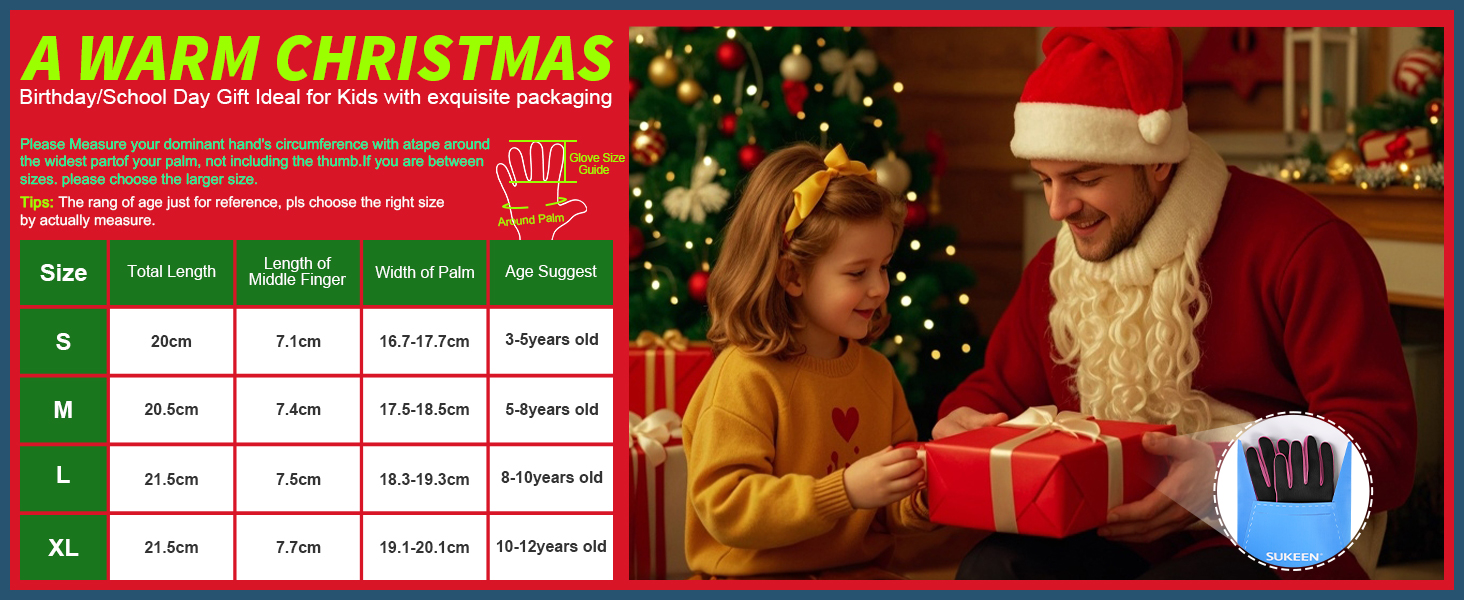 Дитячі зимові рукавички Softshell, водонепроникні, теплі спортивні рукавички для їзди на велосипеді та катання на конях, флісові рукавички для активного відпочинку, чорно-рожеві для хлопчиків та дівчаток L