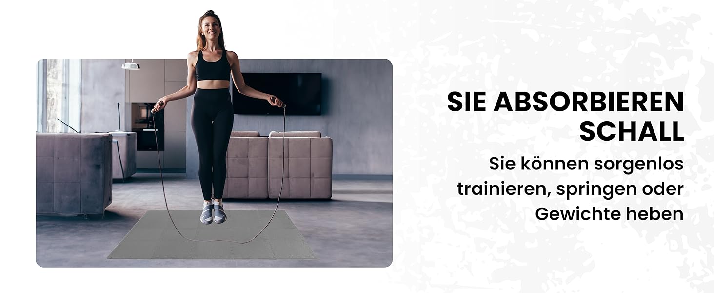 Набір захисних пазл-килимчиків для підлоги unycos (12/20/28 шт), 30x30x1 см, протиковзні мати для тренажерного залу, фітнесу та йоги, водонепроникні, сірі