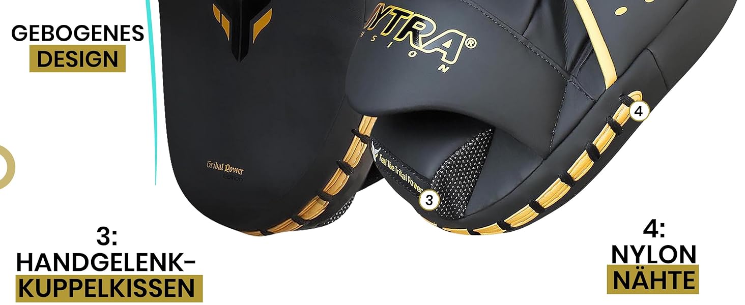 Mytra Fusion Box Pratzen - Рукавички для ударів Mytra Fusion Box, білі. Ідеально для боксу, муай-тай та інших видів єдиноборств.