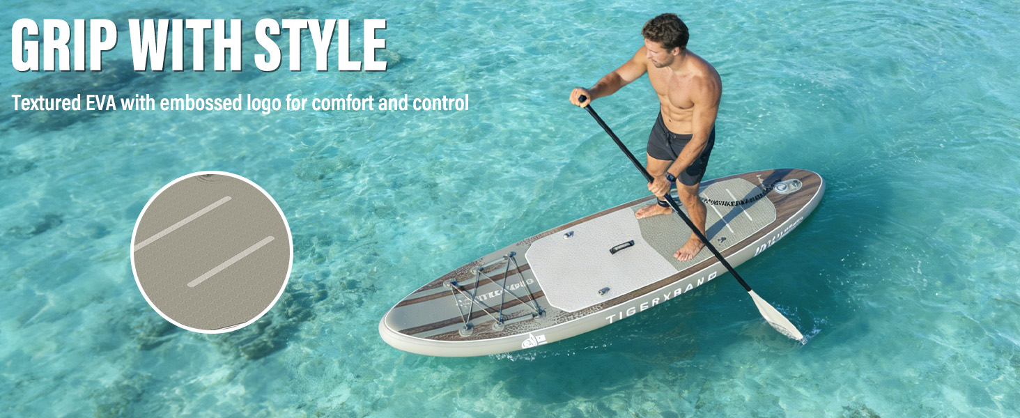 SUP дошка TIGERXBANG надувна для дорослих та дітей, комплект для Stand Up Paddling, рожева/зелена 320 см