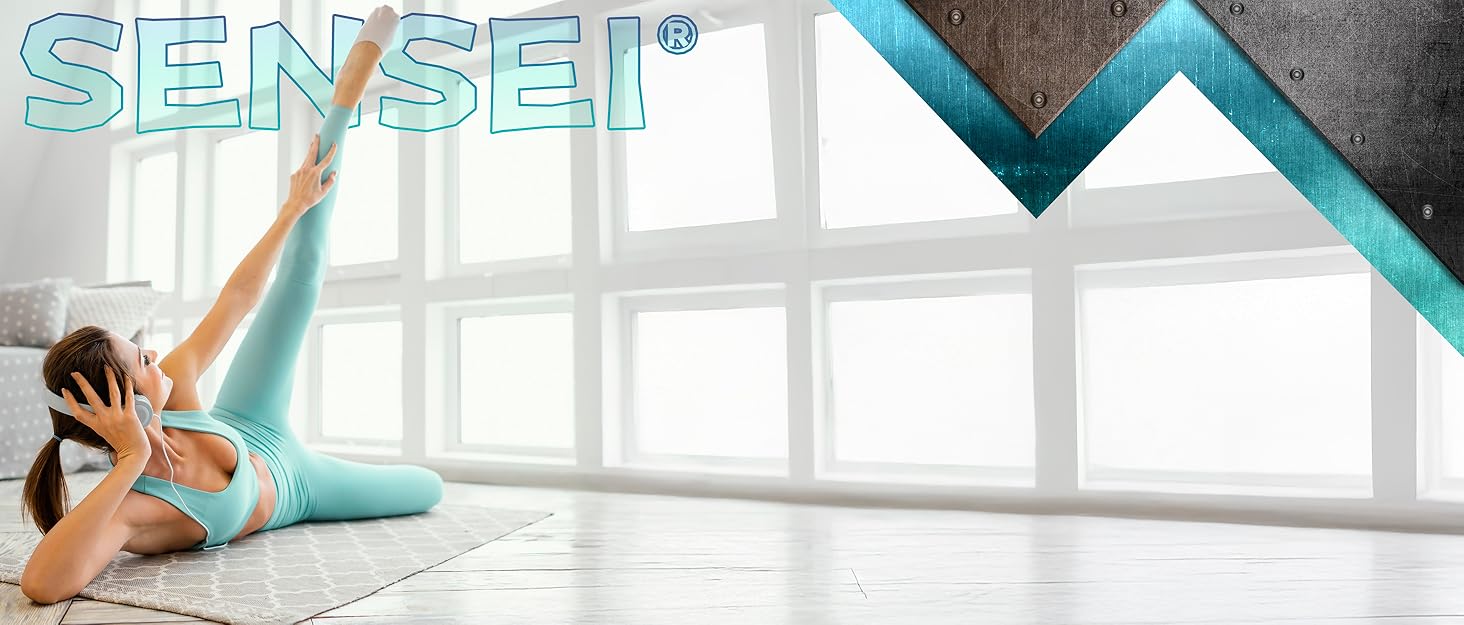 Гумові еластичні стрічки SENSEI® для фітнесу, силових тренувань, йоги та реабілітації (3 шт. у наборі)