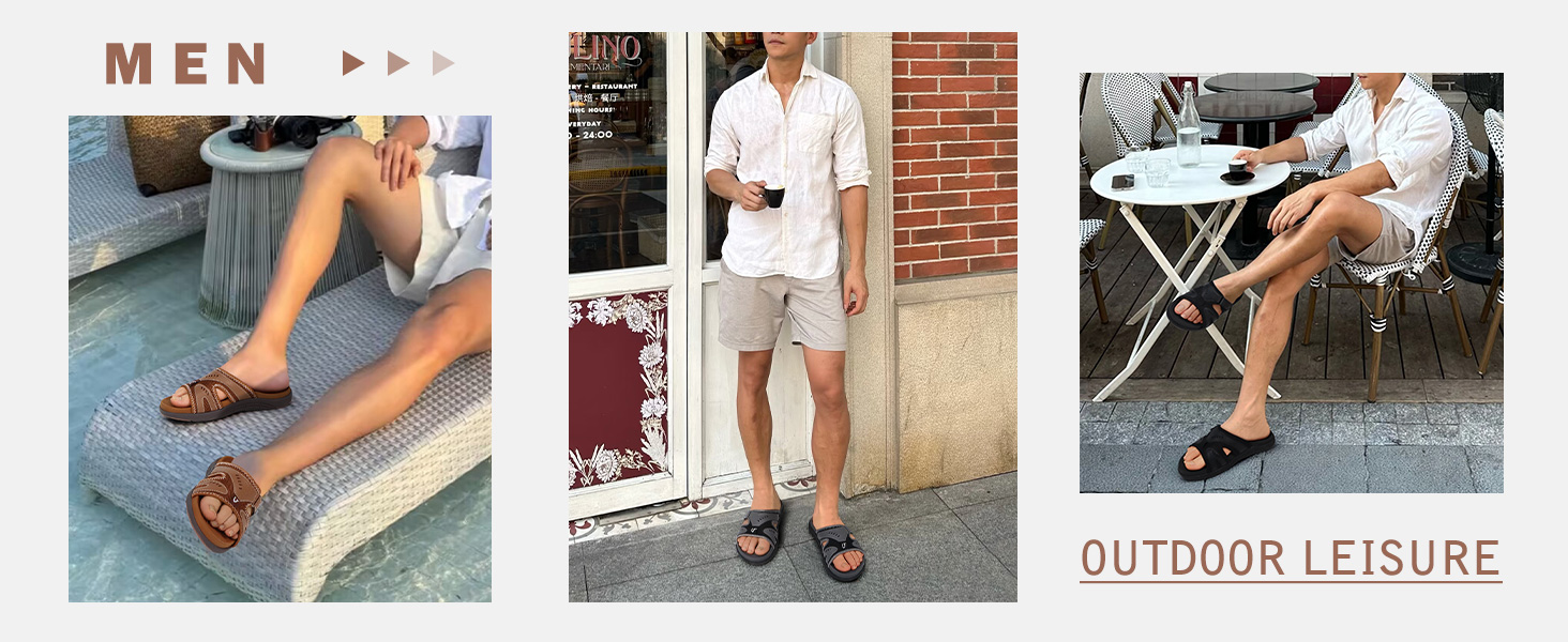 Чоловічі спортивні сандалії COFACE для відновлення після навантажень, підтримка склепіння стопи, ортопедичні, для чоловіків, розмір 40-48, колір коричневий