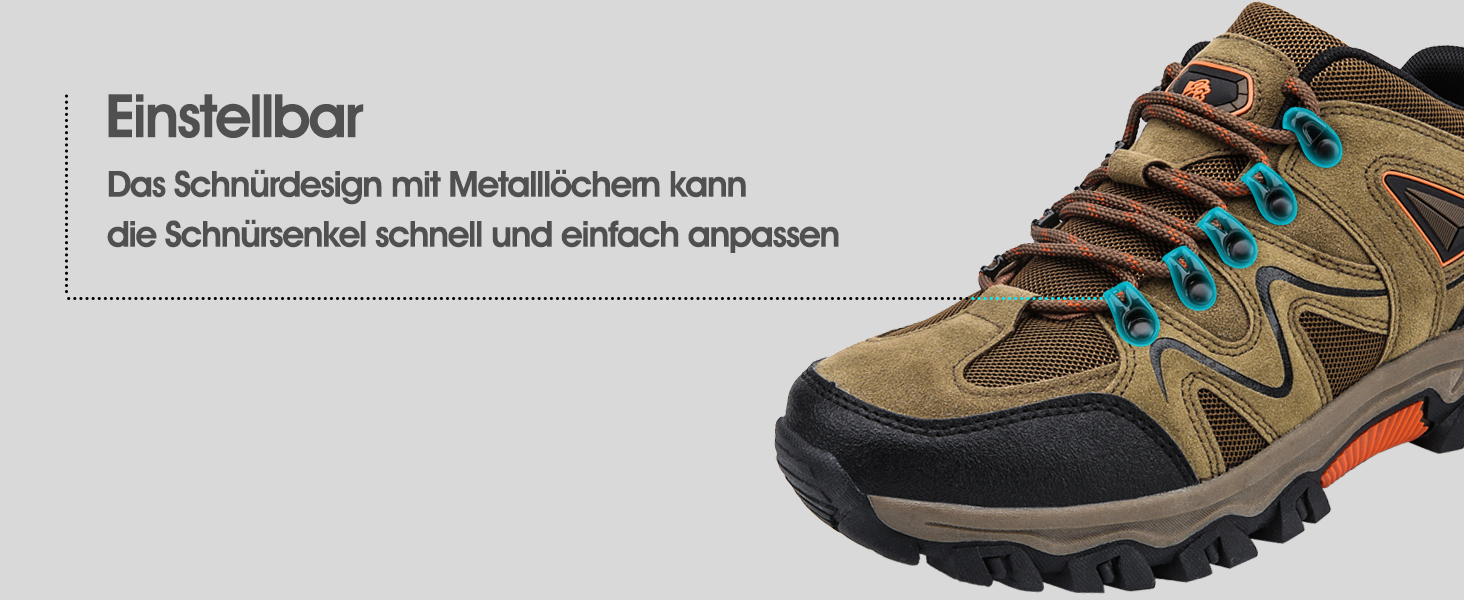 Чоловічі трекінгові черевики для хайкінгу та трейлраннінгу, Outdoor, 38-48 EU, Колір: Коричневий