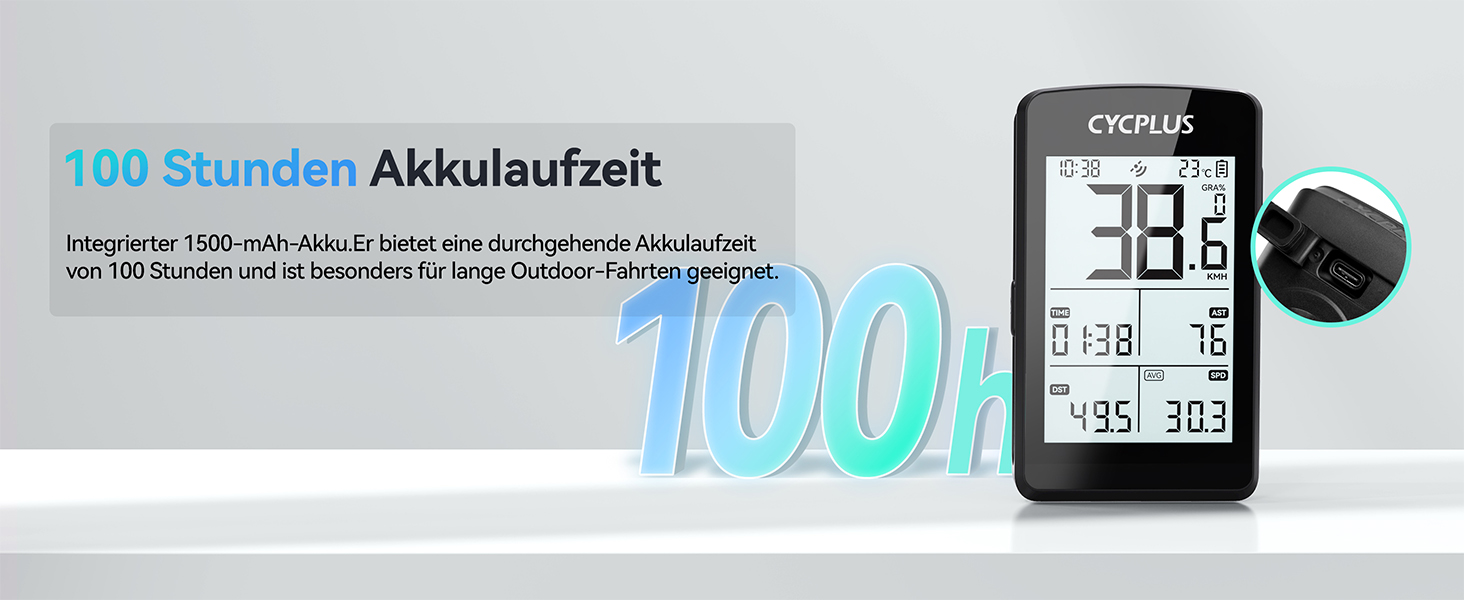 Велокомп'ютер CYCPLUS GPS ANT+ Bluetooth 5.0, 2.8