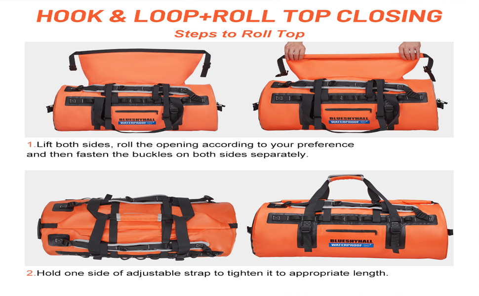 Водонепроникний мішок Blueshyhall Dry Bag 30L (60L) - рюкзак, ролтоп, для каякінгу, кемпінгу, риболовлі, плавання, серфінгу, сплавів