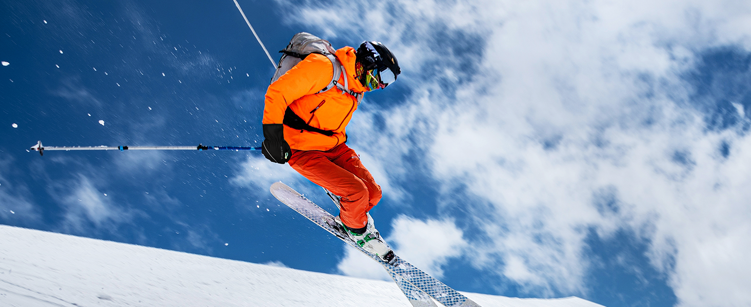 Зимові рукавички HIKENTURE Водонепроникні, велосипедні рукавички для чоловіків та жінок з Polarflausch, теплі та вітронепроникні рукавички з підтримкою сенсорного екрану, антиковзкі рукавички для катання на лижах, бігу та активного відпочинку на відкритому повітрі