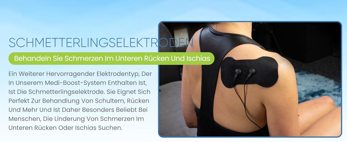 Масажер для ніг TENS та EMS Medi-Boost | Зменшує набряки, Plantarfasciitis, артрит, болі в ногах та спині | Медичний сертифікат