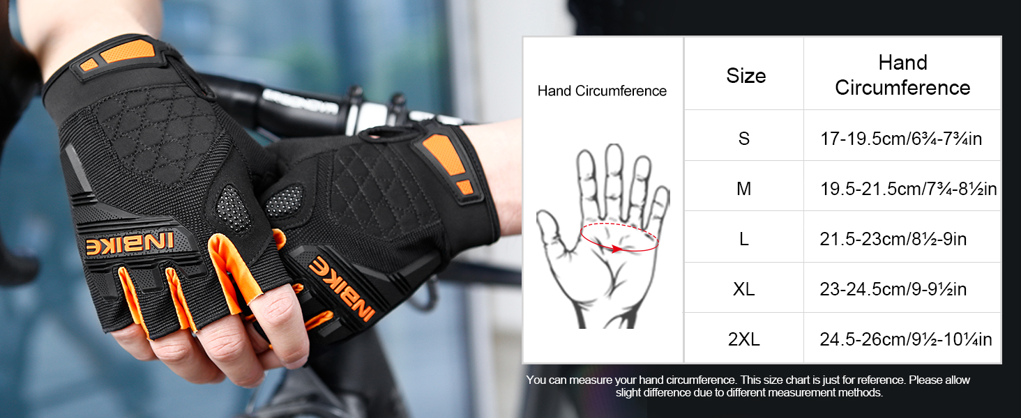 Велосипедні рукавички Inbike напівпальцеві літні, дихаючі з TPR накладками на пальці та Eva Pad, нековзкі, MTB рукавички для чоловіків та жінок MH020 L, чорний/зелений