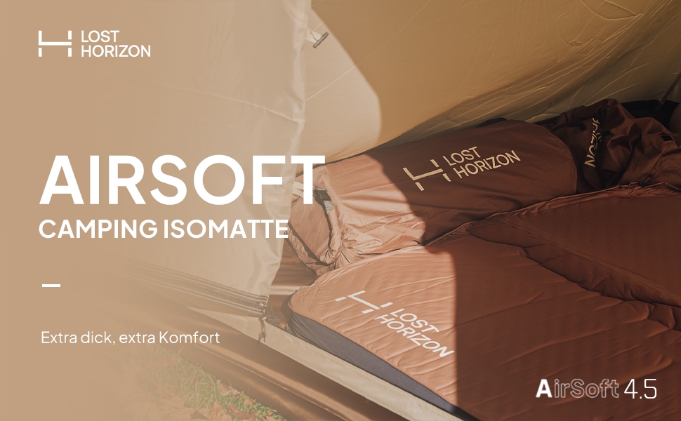 Каремат самонадувний Lost Horizon Air & Foam Twin 11 см з насосом-мішком для кемпінгу