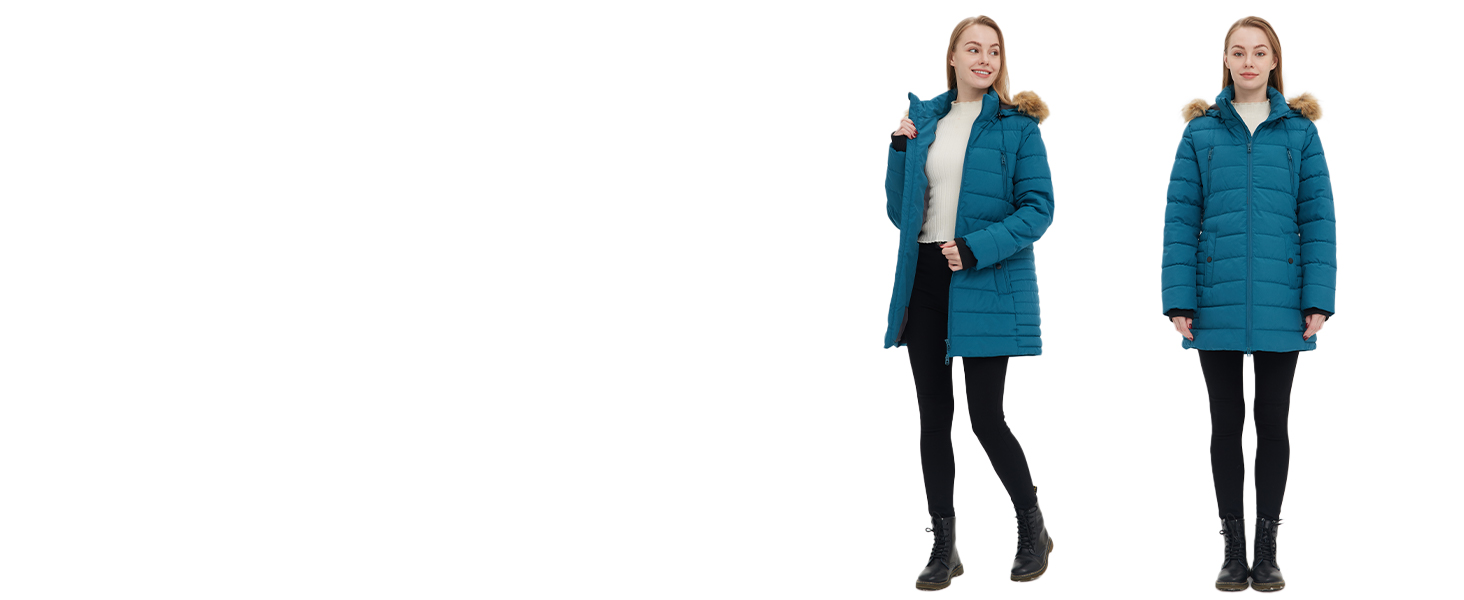 Жіноча гірськолижна куртка Wantdo, тепла флісова куртка, водонепроникна, дихаюча, з капюшоном, вітрозахисна, темно-бірюзова, розмір L