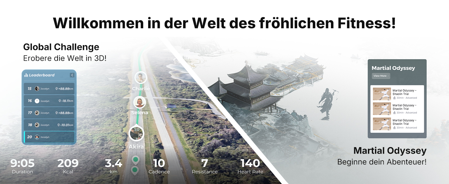 Велотренажер MERACH з магнітним опором, тихий, з амортизованим сидінням, LED-монітором та власним додатком для кардіотренувань вдома, помаранчевий
