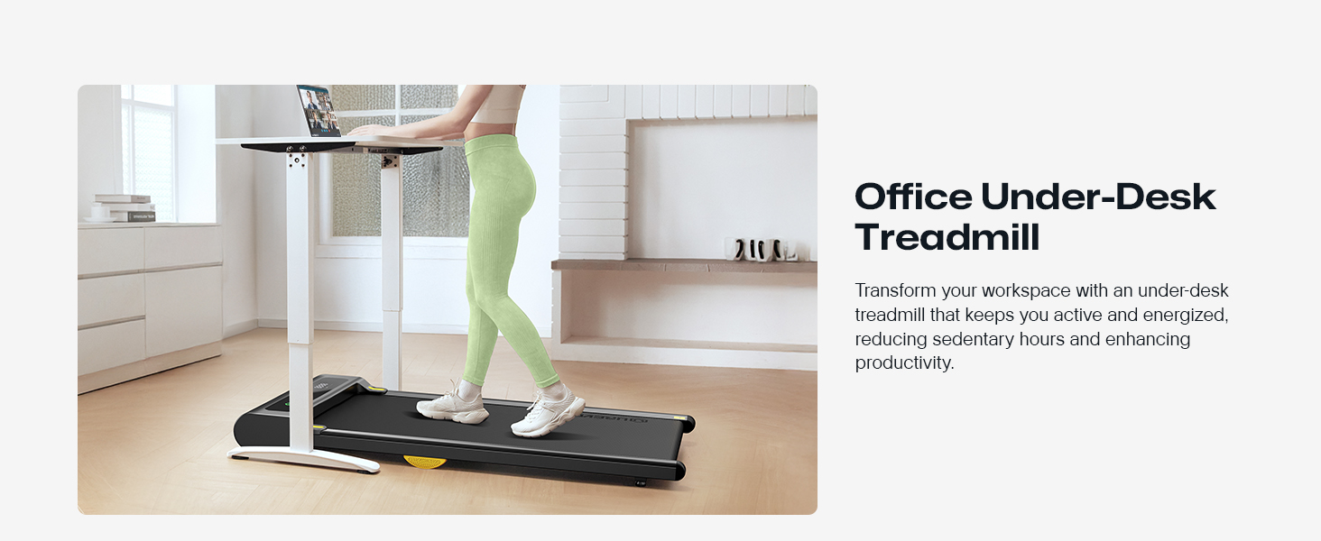 Біговий доріжка з додатком, Smart Walking Pad з подвійною амортизацією, ультратонкий біговий стіл з великою зоною бігу для дому/офісу, max 120 кг з пультом керування та LED-дисплеєм [SpaceWalk Lite] Чорний - без додатку