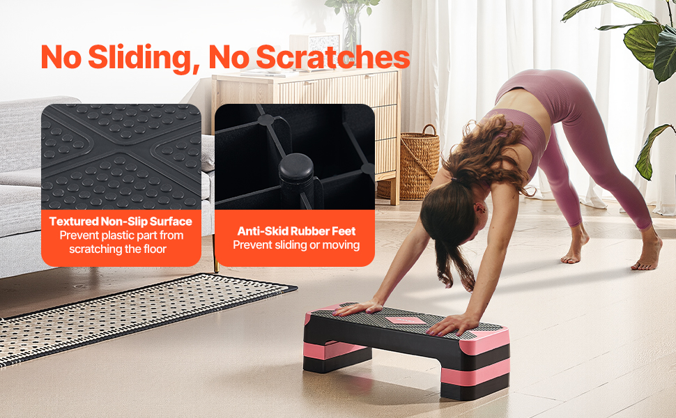 Платформа для аеробіки VEVOR червона