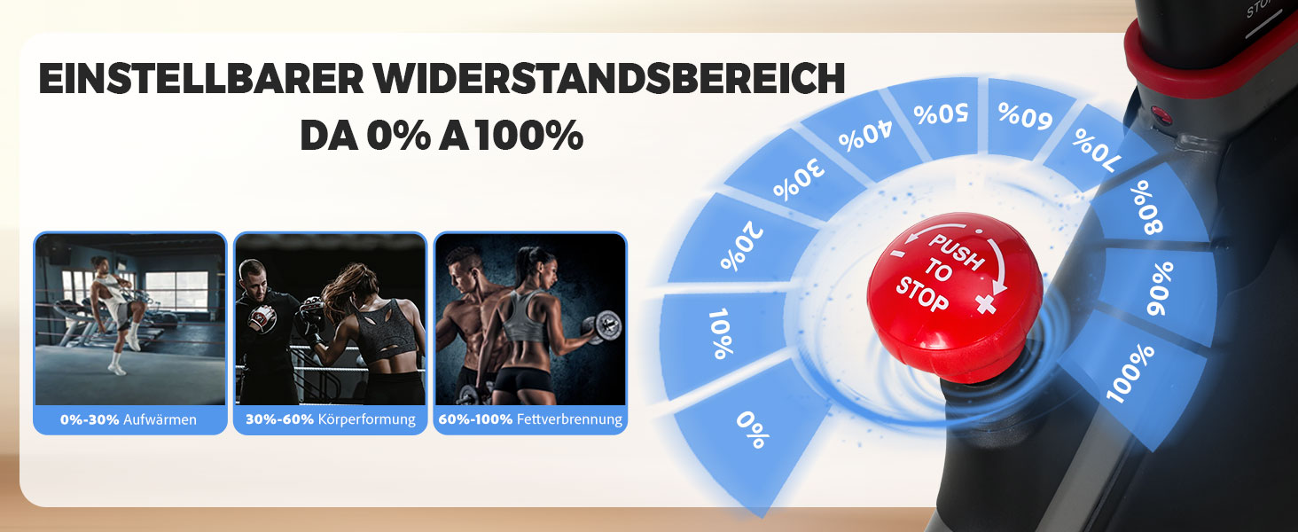 Велотренажер Heimtrainer S100 з регульованим опором, LED-дисплеєм, датчиком пульсу та тримачем для смартфона/планшета