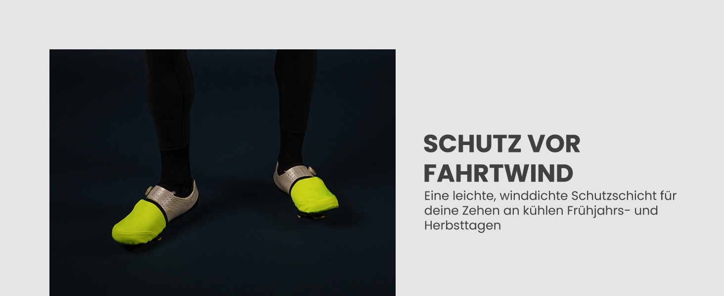 ГріпГраб Вітрозахисні Легкі Нагрівальники Пальців для Шосейного Велосипеда, Покриття Пальців, Жовті (XXL/XXXL (46-49))