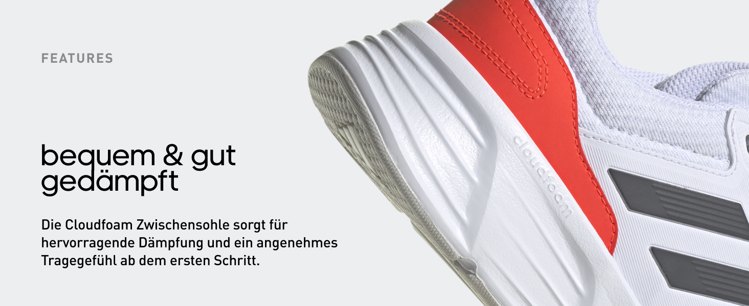 Кросівки для бігу Adidas Galaxy 7, білий/металік/лимонний, 44 EU