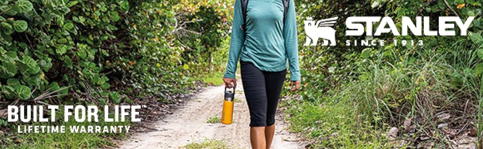 Термобутилка Stanley Iceflow Flip Straw з нержавіючої сталі, 0.65 л, з трубочкою, утримує холод 12+ годин, герметична, BPA Free, підходить для посудомийної машини, колір чорний