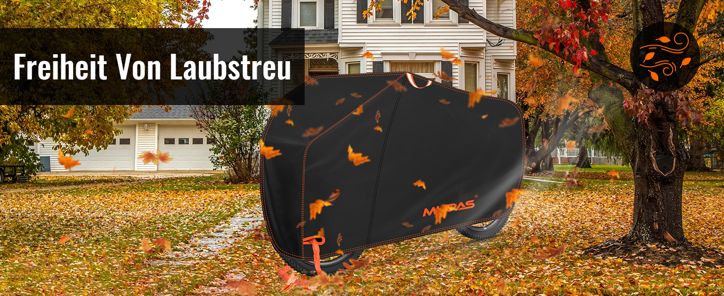 Водонепроникний чохол для велосипеда 210D Oxford, 200 x 110 x 70 cm, чорний. Захист від дощу, пилу та сонця. З отвором для замка та сумкою.