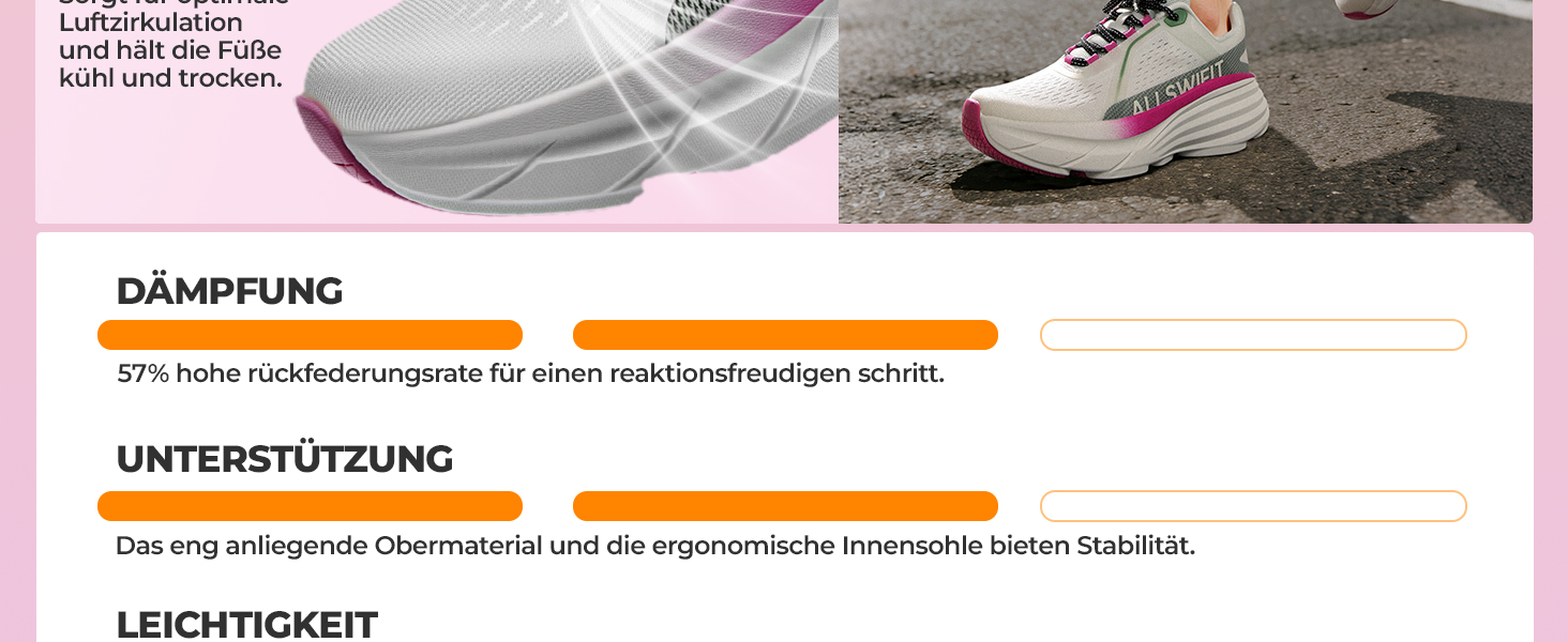 Жіночі кросівки для бігу та ходьби ALLSWIFIT: легке, дихаюче спортивне взуття для фітнесу та тенісу, чорні, розмір 40 EU