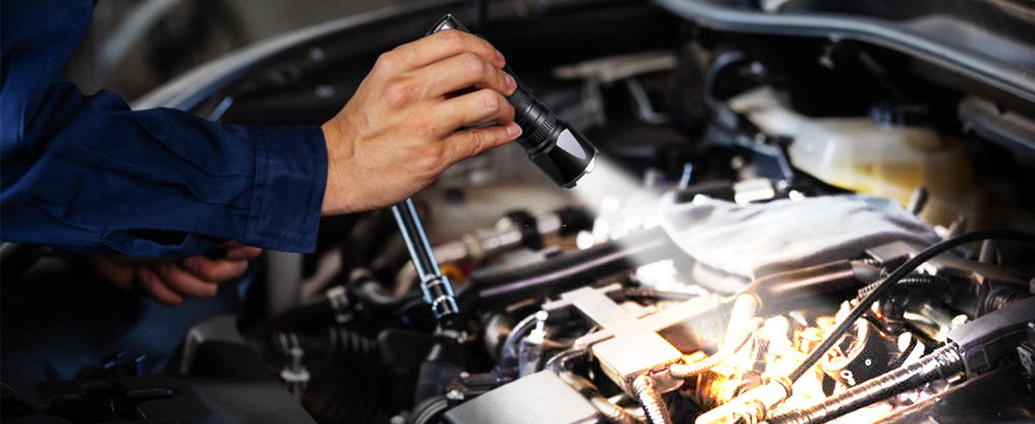 GEARLITE: 2 шт. ліхтарики LED, перезаряджувані, 3000 люмен, тактичні, водонепроникні (IP65), 3 режими, для кемпінгу, риболовлі, туризму