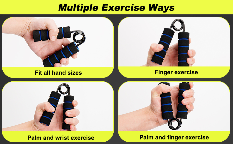 Набір для тренування рук та пальців (4 шт.), алюмінієвий підлокітний тренажер, тренажер сили хвата, тренажер м'язів рук для зміцнення хвата, нарощування м'язів та реабілітації рук (50/100/150/200 LBS)