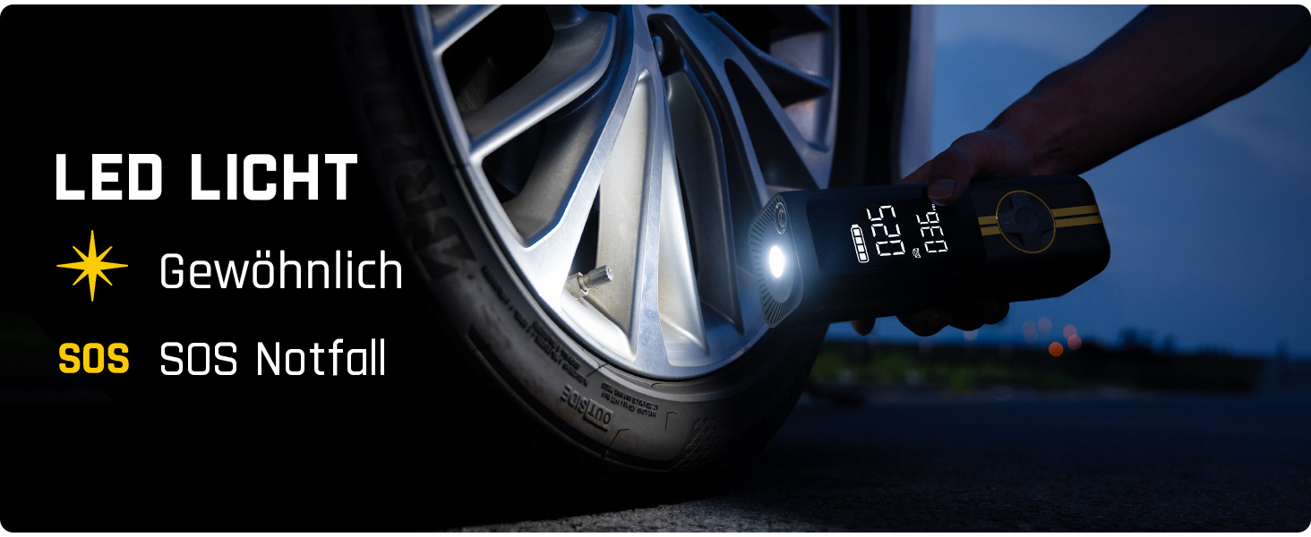 Електричний компресор Fanttik X8 APEX, 11.1V, 150PSI, портативний насос з LED-дисплеєм для авто, електровелосипеда, мотоцикла, м'ячів, шин 26,3 см