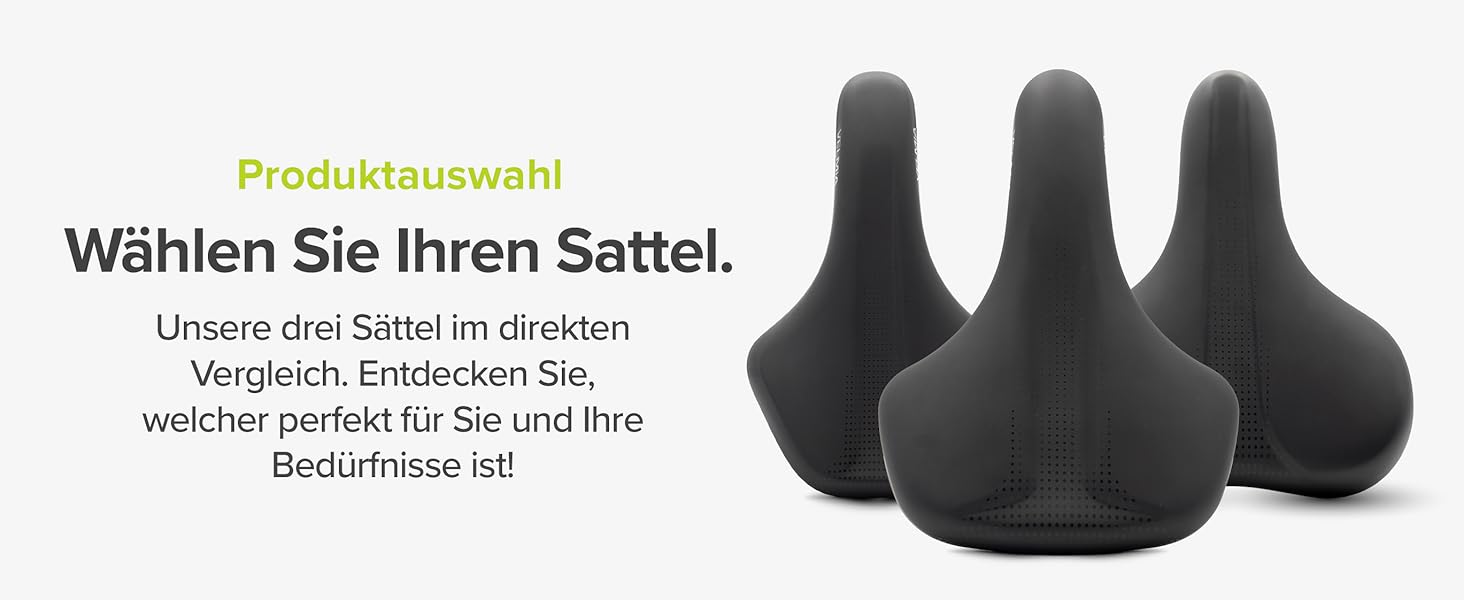 VELMIA Велосипедне сідло 100% Водонепроникне, безшовне та ергономічне - комфортне сідло для чоловіків та жінок, ідеальне для електровелосипедів, трекінгу та міських поїздок, а також гірських велосипедів