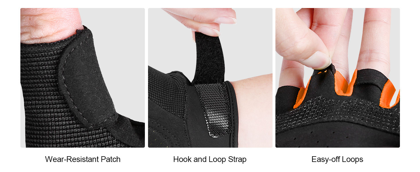 Велосипедні рукавички Inbike напівпальцеві літні, дихаючі з TPR накладками на пальці та Eva Pad, нековзкі, MTB рукавички для чоловіків та жінок MH020 L, чорний/зелений