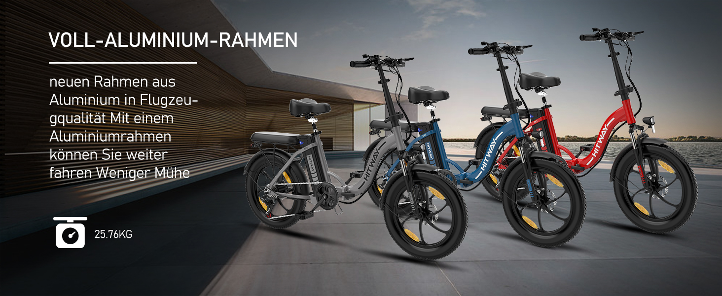 Електровелосипед HITWAY E-Bike20 Fat Tire, 12 Ач, 35-90 км, 7 передач